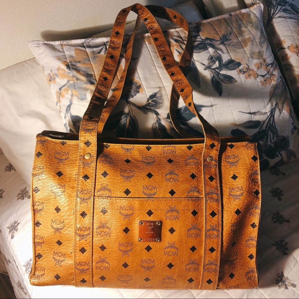 MCM Long Strap Tote Bag